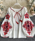 MARIA EMBROIDERED TOP