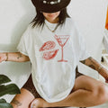 Martini Oyster Retro Cocktail T-shirt