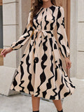 Mary Long Sleeve Midi Dress