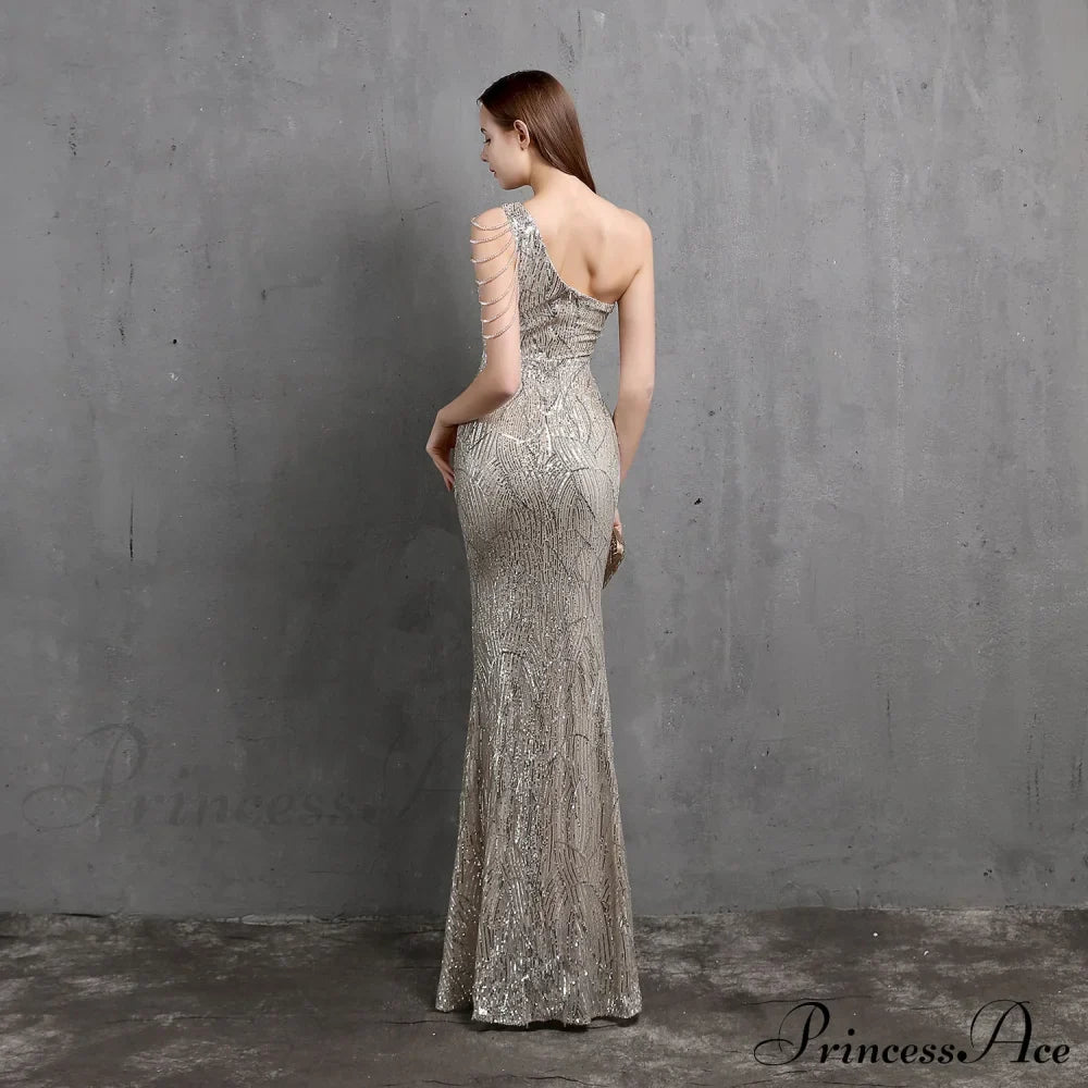 Mayven One Stylish Shoulder Formal Dress
