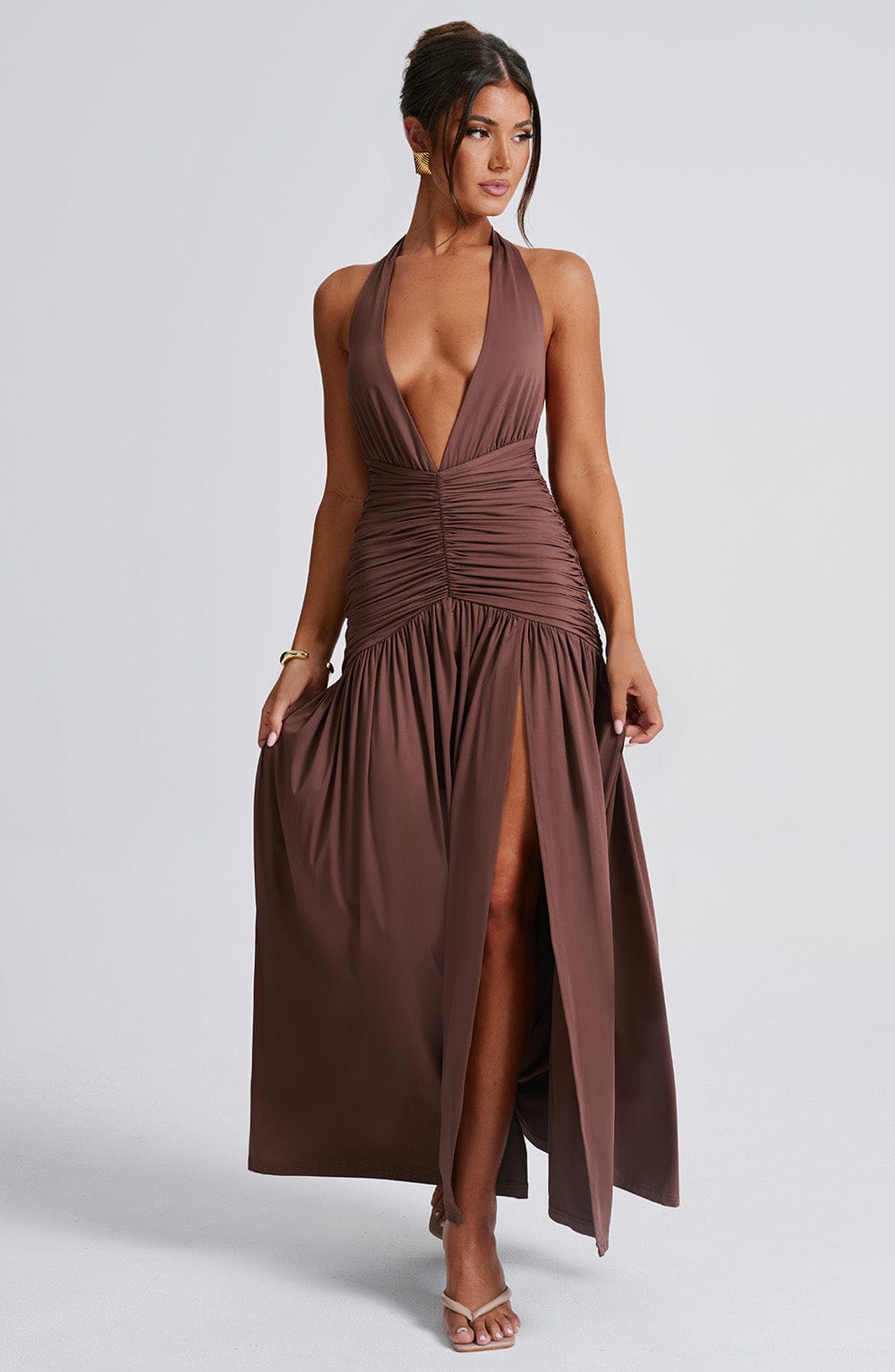 Julia Luxe Dress with Long Straps Evening Wear Edit