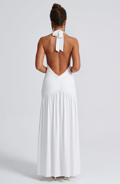 Julia Luxe Dress with Long Straps Evening Wear Edit
