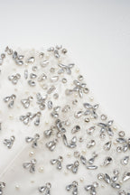Zirana White Diamond Maxi Dress