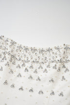 Zirana White Diamond Maxi Dress
