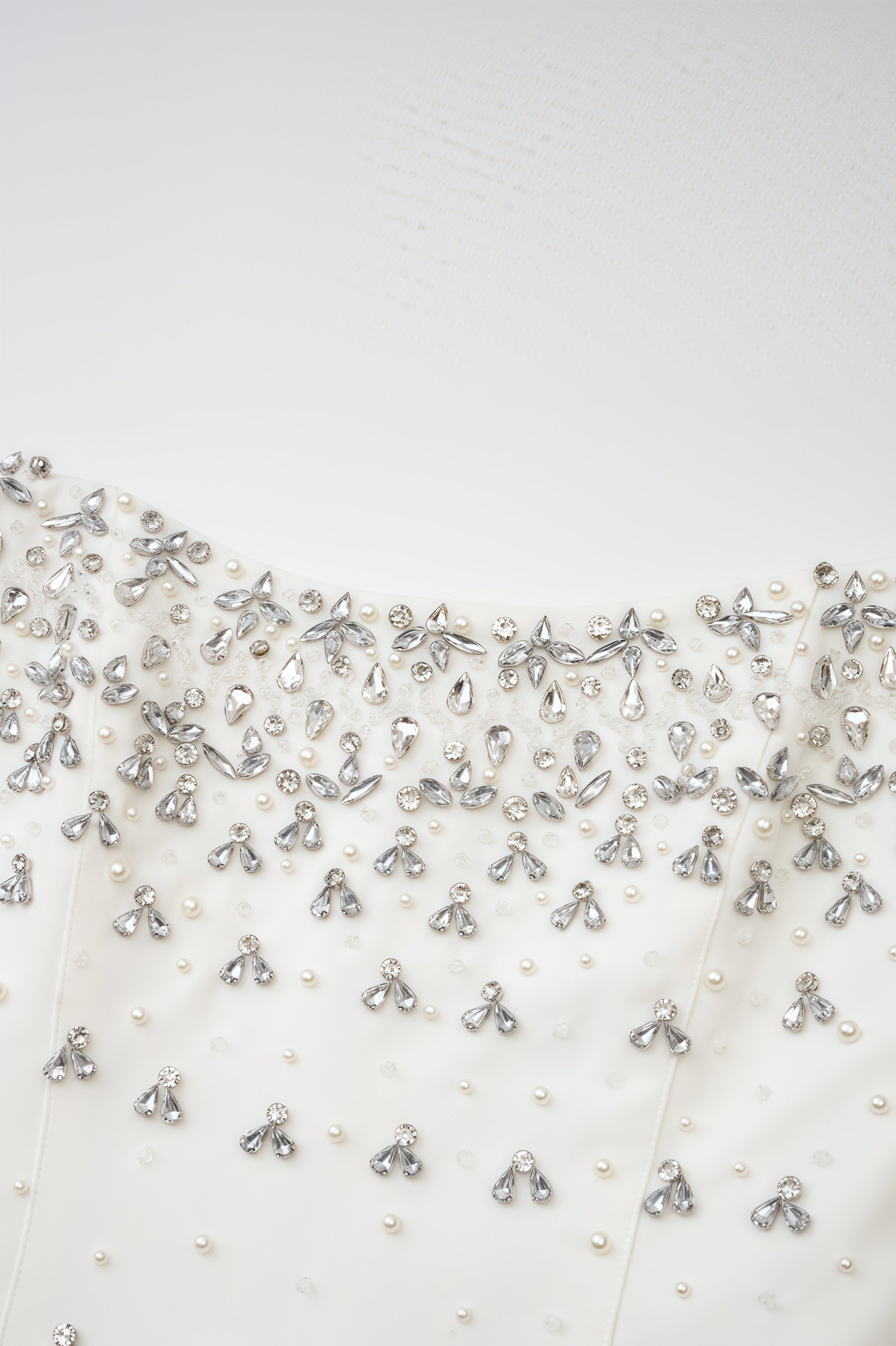Zirana White Diamond Maxi Dress