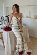 Cecilia Exclusive Maxi Dress with Ruffle Tunnel Premium Wardrobe Essential