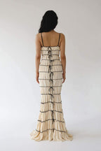 Cecilia Exclusive Maxi Dress with Ruffle Tunnel Premium Wardrobe Essential