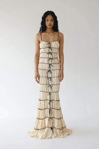 Melissa Ruffle Tunnel Maxi Dress