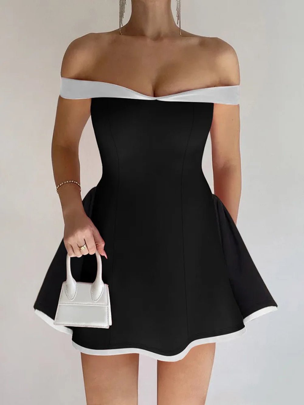 Mia Off Shoulders Mini Dress