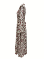 Millie Floral Long Sleeve Midi Dress