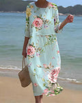 Kelsey Minimalist Floral Ceremony Dress Boutique Collection
