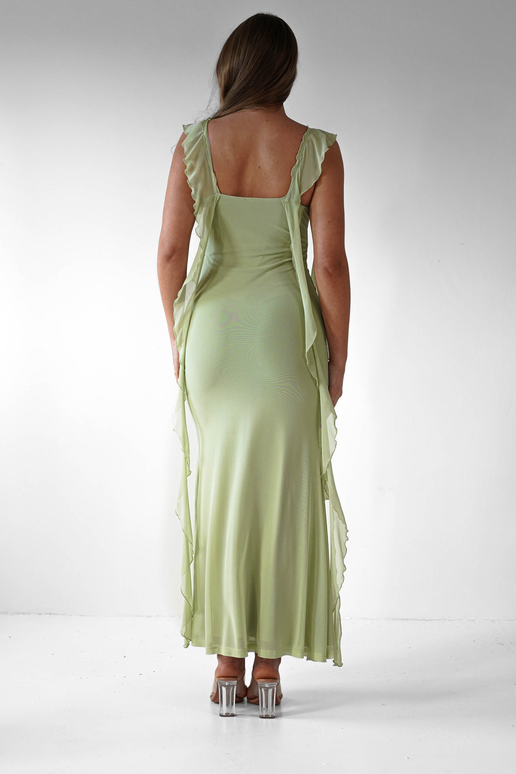 Salma Elevated Sutton Ruffle Midaxi Dress Boutique Collection