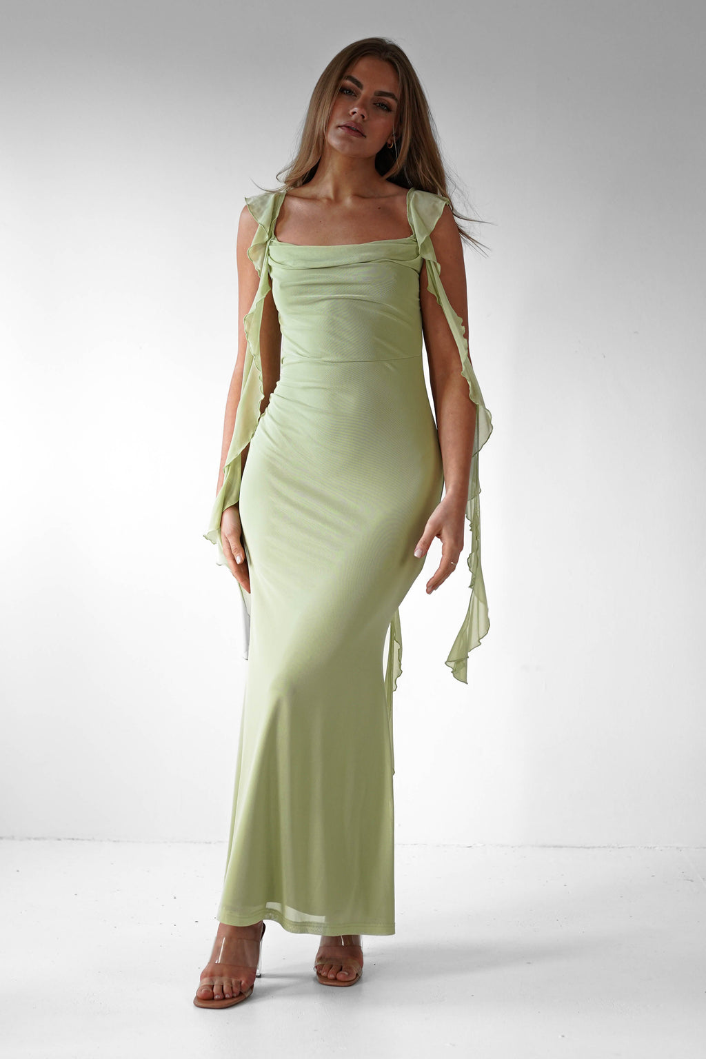 Wendy Effortless Sutton Ruffle Midaxi Dress Boutique Collection