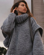 Trinidad Aesthetic Fashionable Knit Sweater Dress for Women Designer Edit