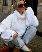 Trinidad Aesthetic Fashionable Knit Sweater Dress for Women Designer Edit