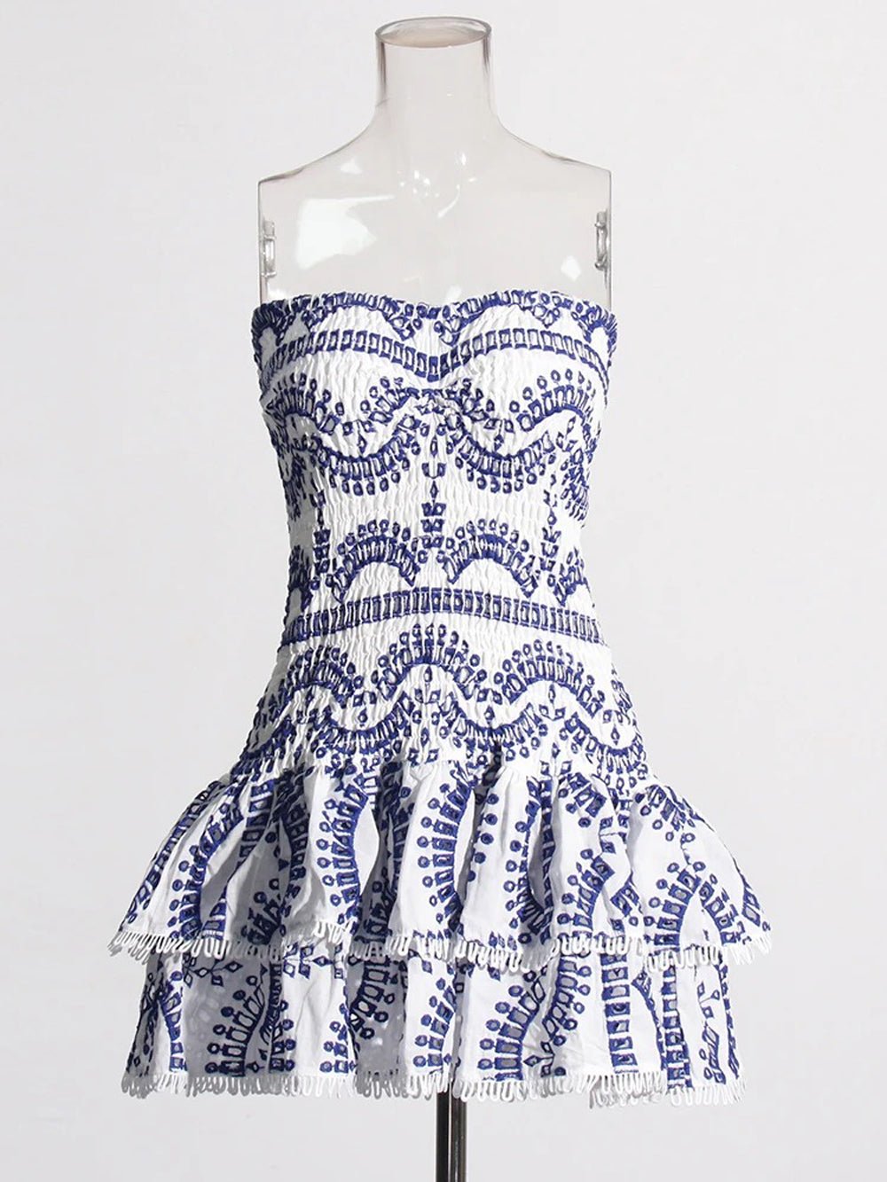Molly Hollow Out Strapless Mini Dress