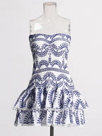 Molly Hollow Out Strapless Mini Dress