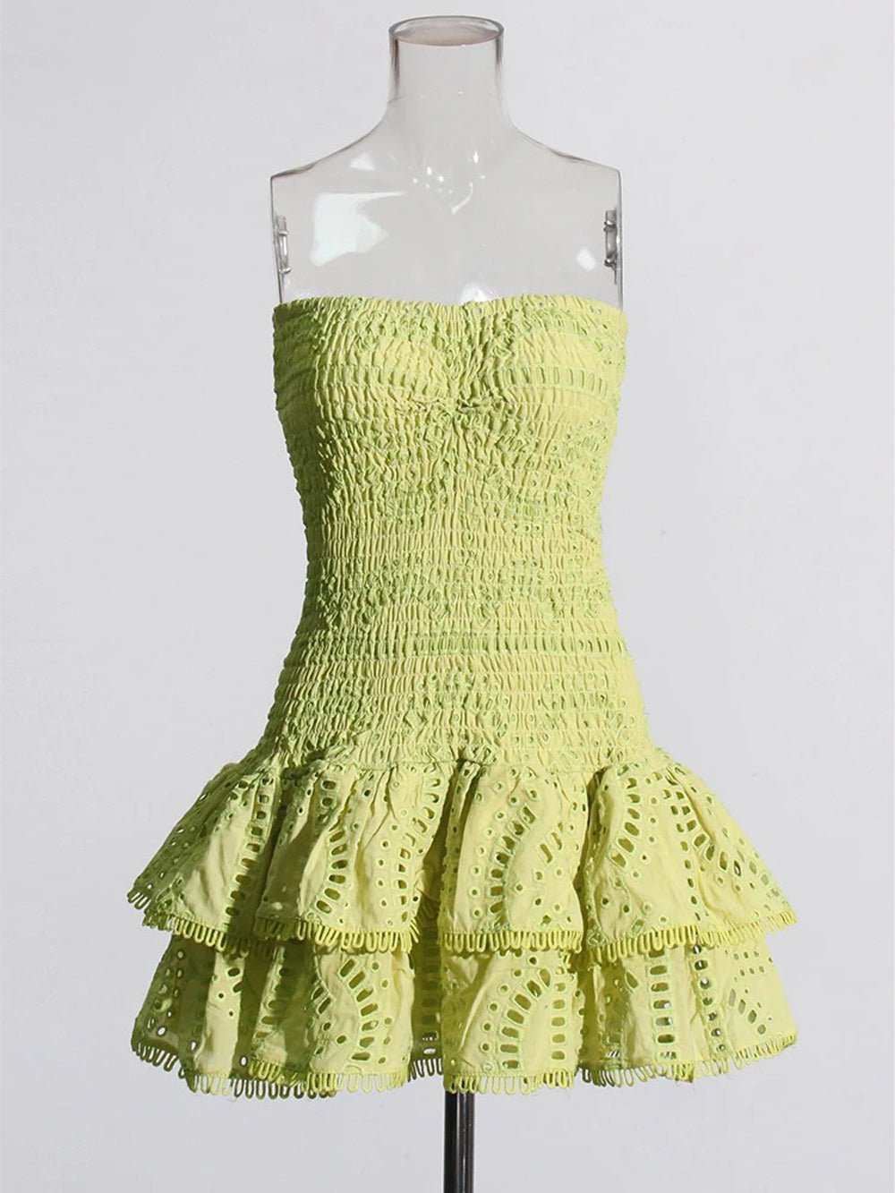 Molly Hollow Out Strapless Mini Dress