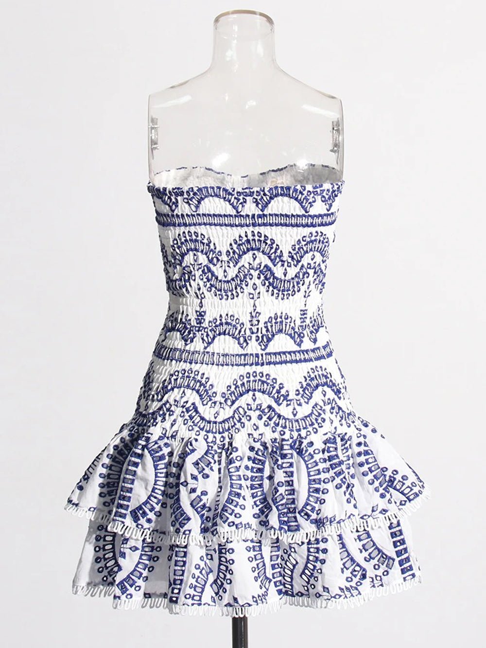 Molly Hollow Out Strapless Mini Dress
