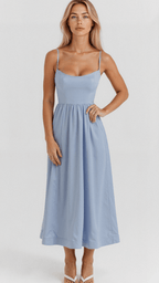 Mia Premium Off the Shoulder Midi Dress Elevated Occasion Wear