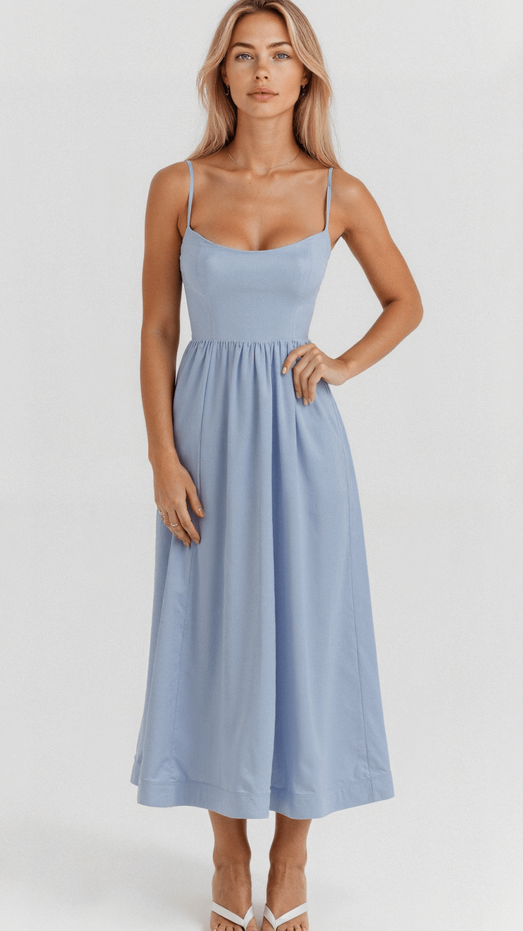 Mia Premium Off the Shoulder Midi Dress Elevated Occasion Wear