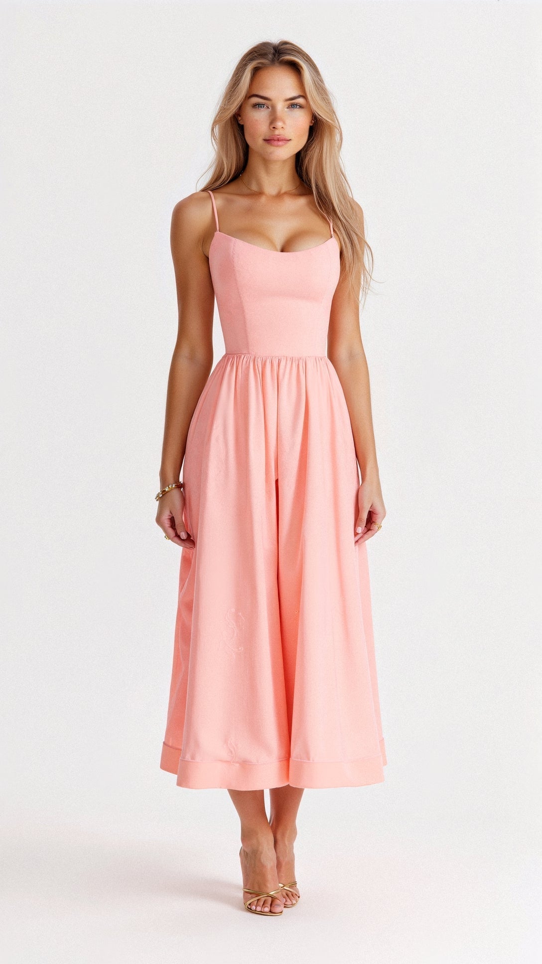 Mia Premium Off the Shoulder Midi Dress Elevated Occasion Wear