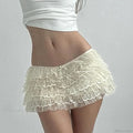 Multi-Layer Lace A-Line Skirt