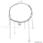 Multi-layer Tassel Pearl Star Pendant Necklace