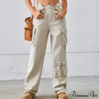 Multi Pocket Cargo Pantalones Jeans