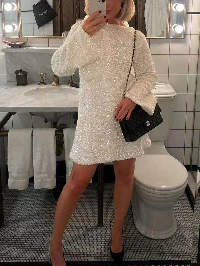 Aranza Effortless Glitter Dress Chic Silhouette Collection