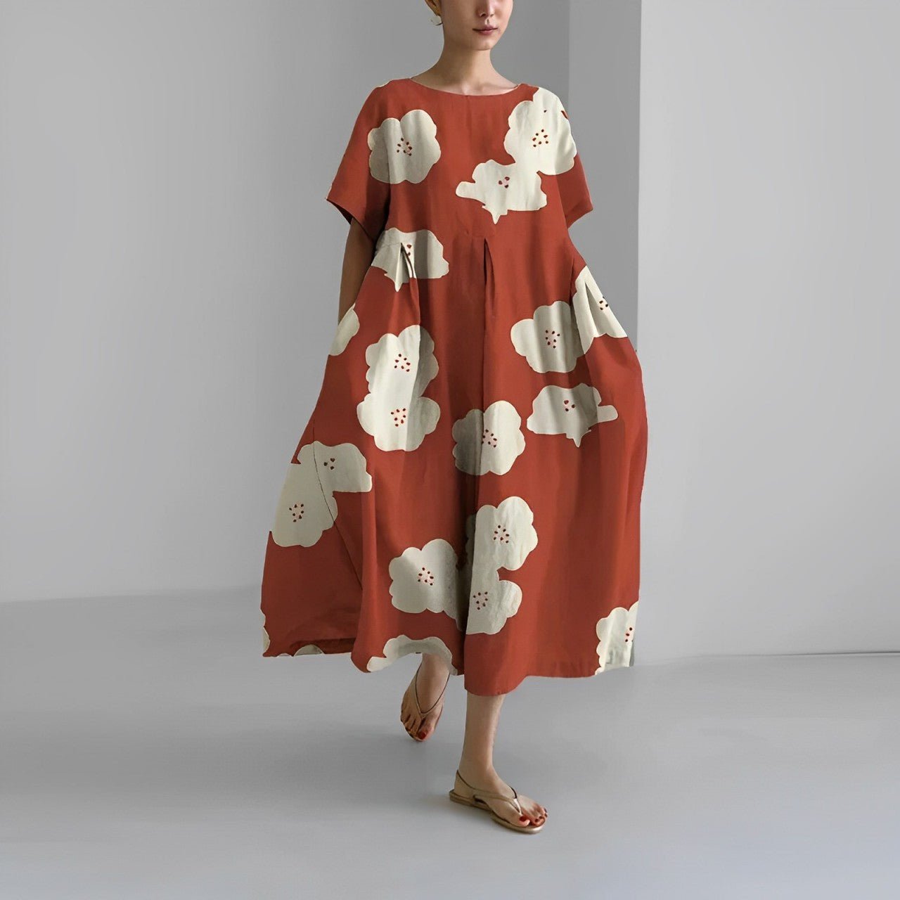 Isabelle Luxe Women's Floral Boho Maxi Dress Designer Edit