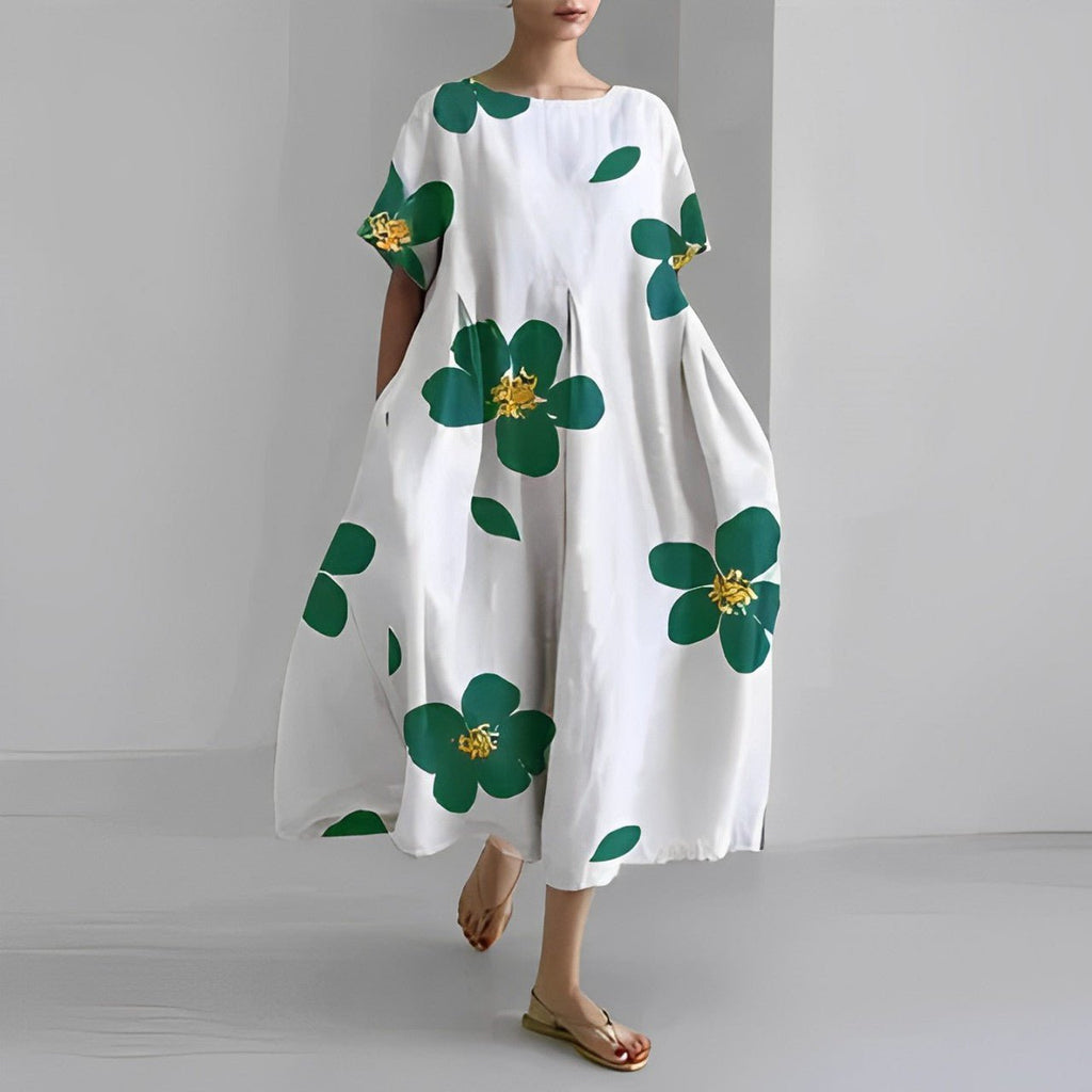 Isabelle Luxe Women's Floral Boho Maxi Dress Designer Edit