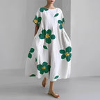 Isabelle Luxe Women's Floral Boho Maxi Dress Designer Edit