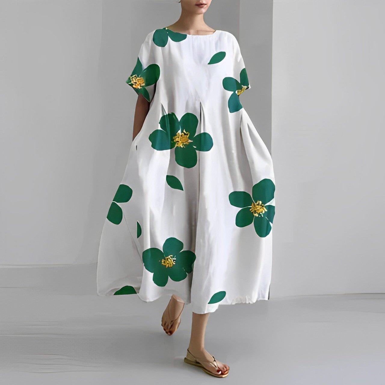Isabelle Luxe Women's Floral Boho Maxi Dress Designer Edit