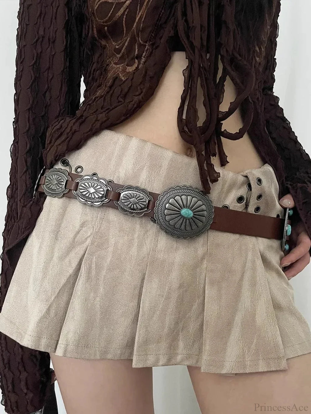 National Mysterious Gem Inlaid Strap