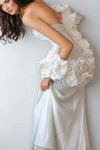 Bexle 3D Floral Fishtail Maxi Dress