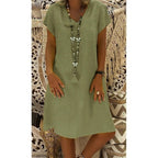 Diana Casual, Loose Cotton Dress for Women Versatile Daily Pick
