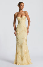 Velour Maxi Dress