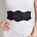 New Gothic PU Leather Wide Belt