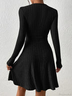 New Slim Sexy Sheath Dress Waist Slimming Short Little Black Dress