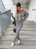 Evodia Dress and Cardigan in a Set for Women Party Night Style