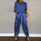 Maya Timeless Casual Dress Set Elevated Occasion Wear