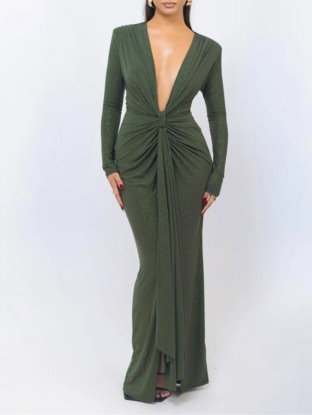 Oaklynn Bodycon Split Maxi Dress