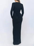 Oaklynn Bodycon Split Maxi Dress