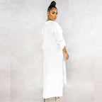 María Aesthetic Elena Overshirt Dress Set Evening Wear Edit