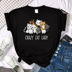 Oversize Fashion Clothing Funny Korean Style T-Shirts