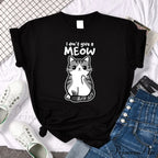 Oversize Fashion Clothing Funny Korean Style T-Shirts