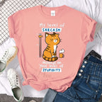 Oversize Fashion Clothing Funny Korean Style T-Shirts