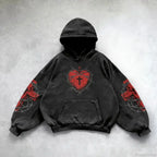 Pattern Printing Casual Hoodie