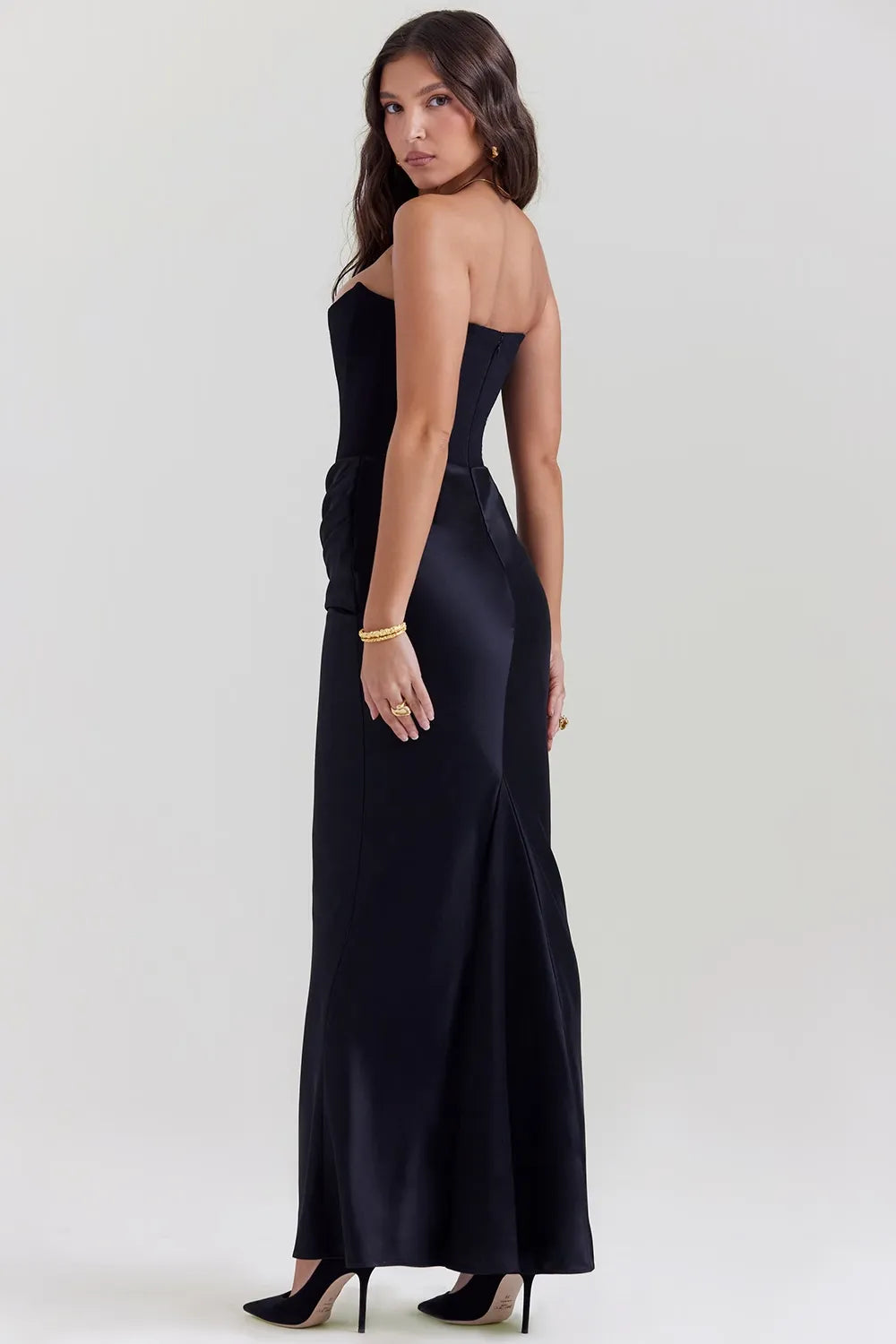 Rosario Aesthetic Luxury Maxi Dress Chic Silhouette Collection